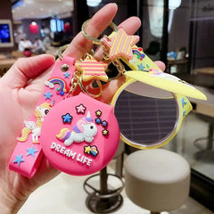 UNICORN MIRROR KEYCHAIN