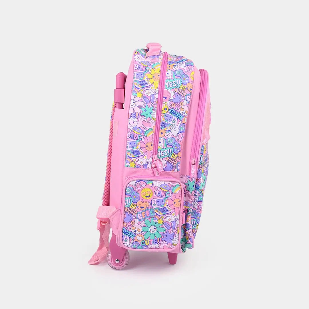 RADIANT TROLLEY BACKPACK WITH LIGHT UP WHEELS - Sparkles