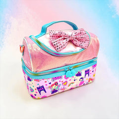 FOREVER GLITTER DUAL COMPARTMENT LUNCH BAG