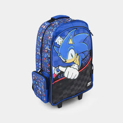 SONIC TROLLEY BACKPACK WITH LIGHT UP WHEELS - Sparkles
