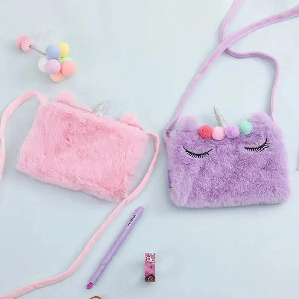 FLUFFY SHY EYES BAG