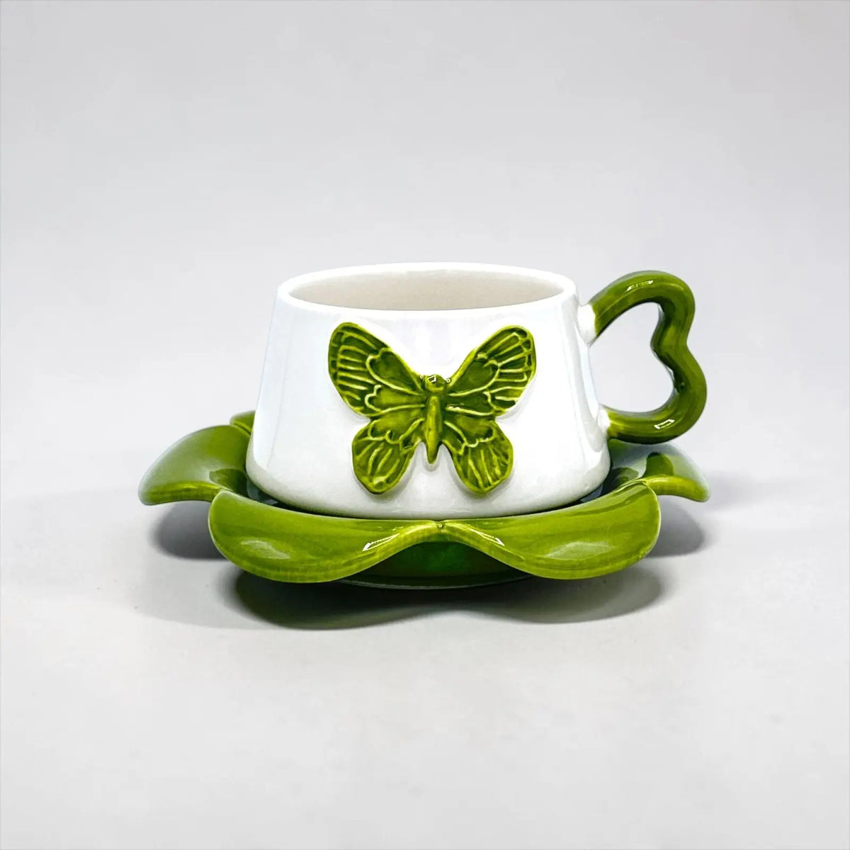 BUTTERFLY CUP SAUCER SET - Sparkles