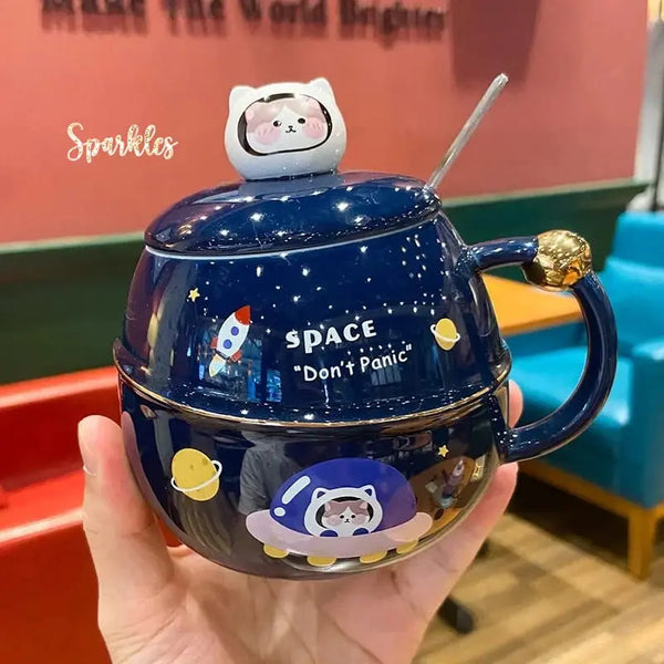 CUTE SPACE THEMED MUG