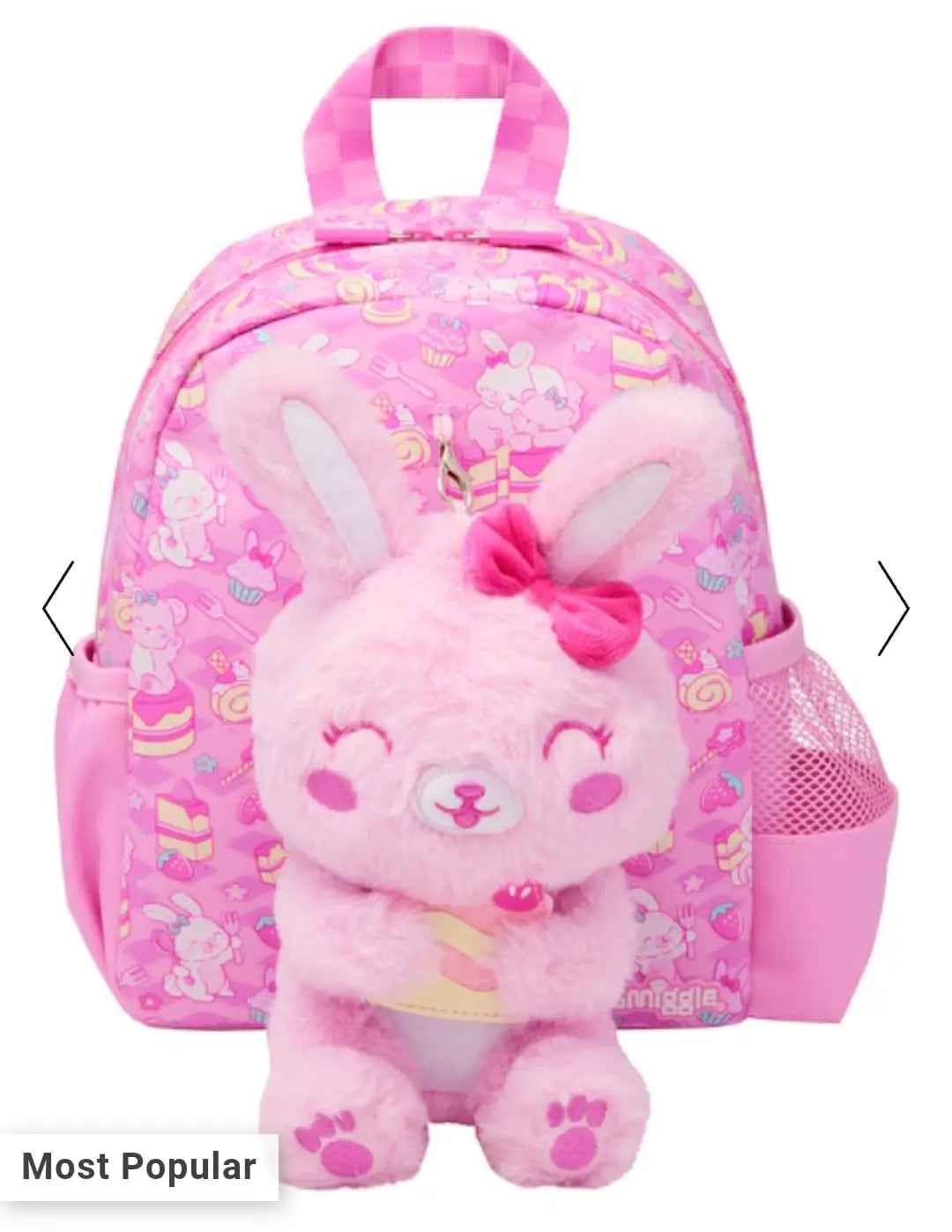 Out & About Teeny Tiny Backpack With Detachable Plush Toy SPARKLES