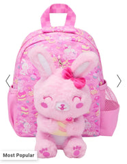 Out & About Teeny Tiny Backpack With Detachable Plush Toy SPARKLES