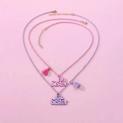 DUAL SISTERS NECKLACES SPARKLES