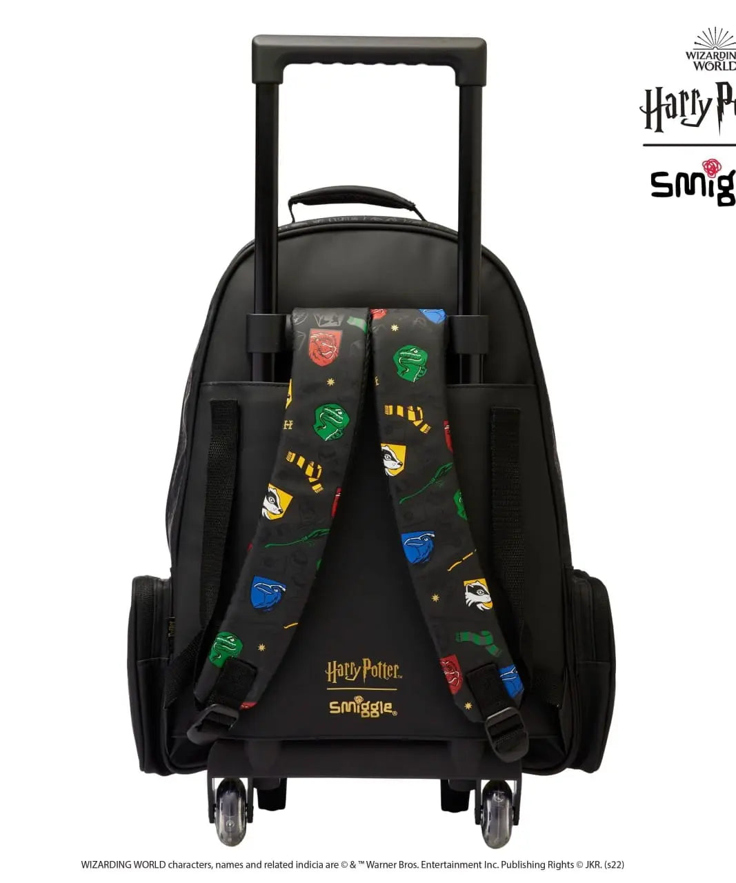 HARRY POTTER TROLLEY BACKPACK WITH LIGHT UP WHEELS SPARKLES