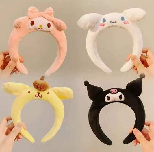 ADORABLE KAWAII PLUSH HAIRBAND SPARKLES
