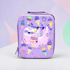 CUTE SLOTH INSULATED LUNCH BAG - Sparkles