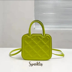 QUILTED SATCHEL BAG