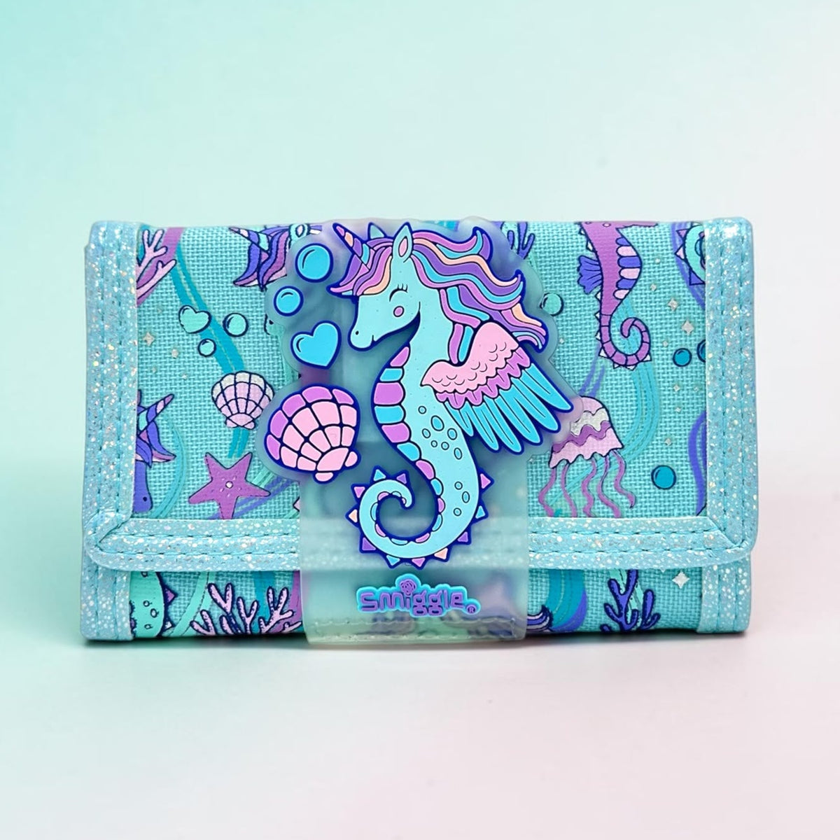 SHIMMERY SEAHORSE WALLET