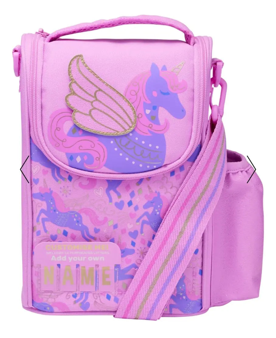 ADVENTUROUS UNICORN LUNCH BAG WITH STRAP SPARKLES