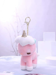 ADORABLE UNICORN PLUSH KEYCHAIN