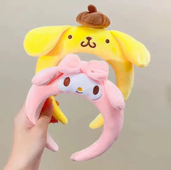 ADORABLE KAWAII PLUSH HAIRBAND SPARKLES
