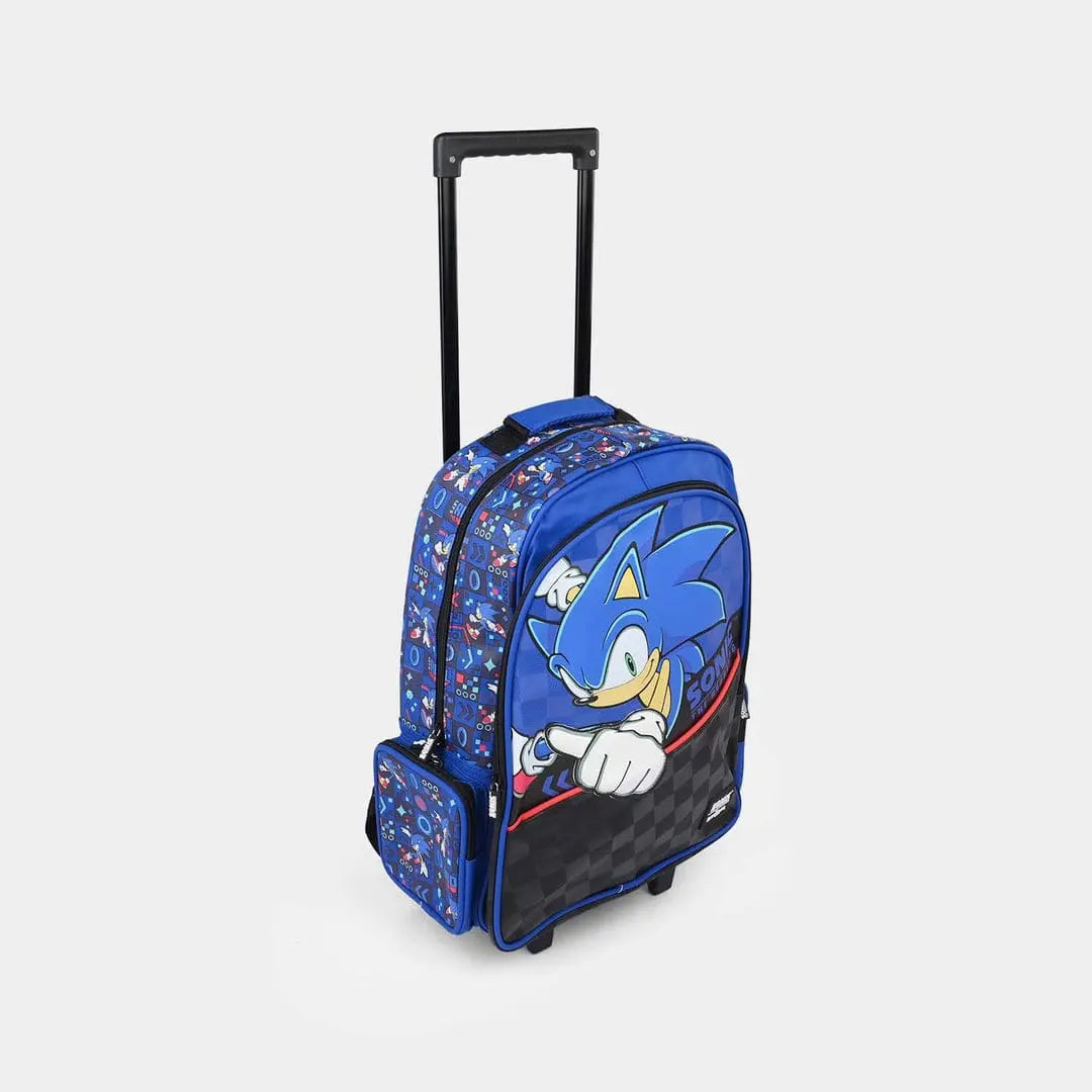 SONIC TROLLEY BACKPACK WITH LIGHT UP WHEELS - Sparkles