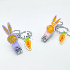 CUTEST NAIL CLIPPER KEYCHAIN SPARKLES