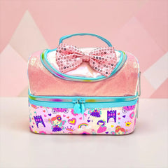 FOREVER GLITTER DUAL COMPARTMENT LUNCH BAG