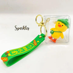 CHICK POUCH KEYCHAIN