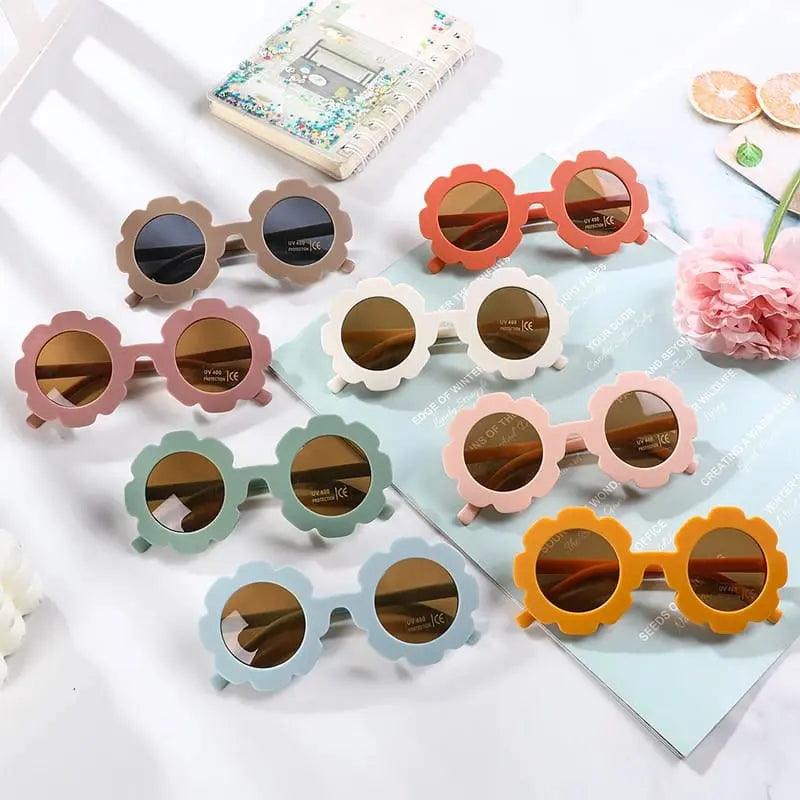 CUTE FLOWER SUNGLASSES SPARKLES