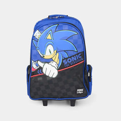 SONIC TROLLEY BACKPACK WITH LIGHT UP WHEELS - Sparkles