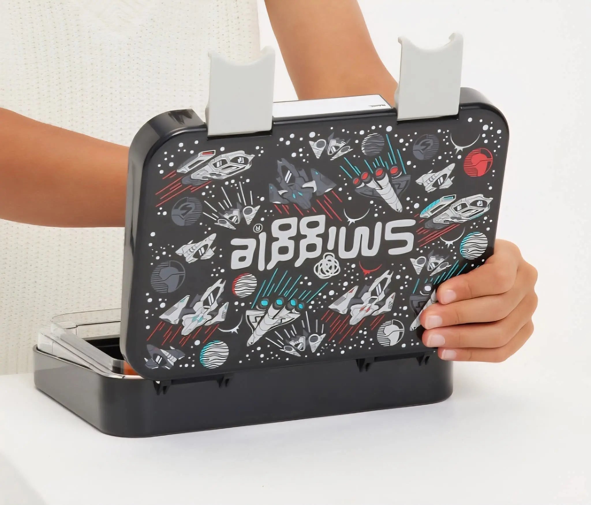 ORIGINAL BLACK AIRSPACE BENTO LUNCH BOX SPARKLES