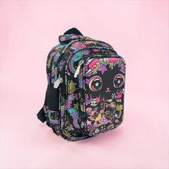 BLACK KITTY BACKPACK SPARKLES