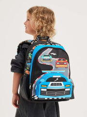 SMIGGLE CURIOUS JUNIOR CAR BACKPACK SPARKLES