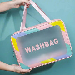 SET OF TOILETRY WASH BAGS