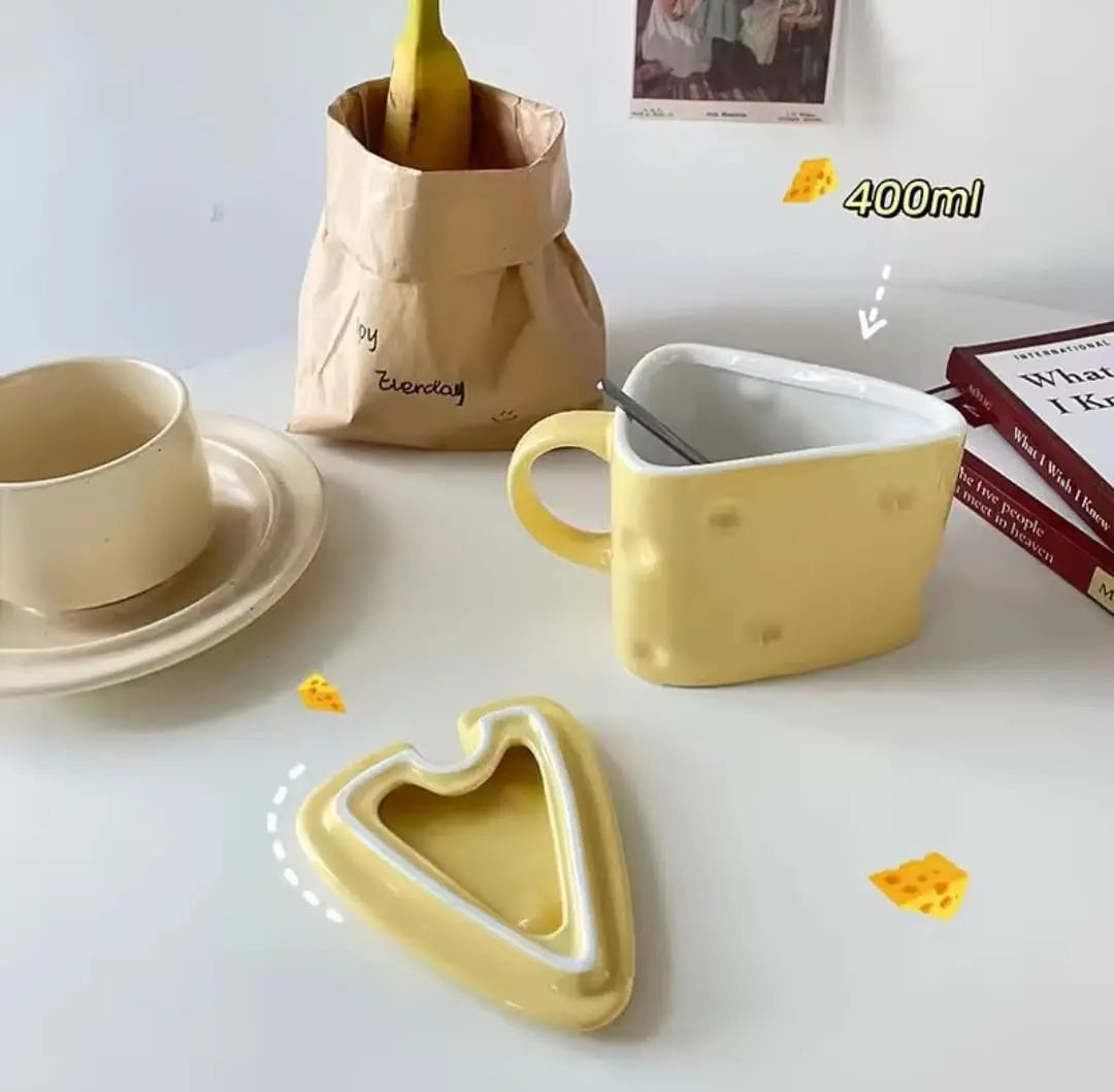 KAWAII CHEESE MUG SPARKLES