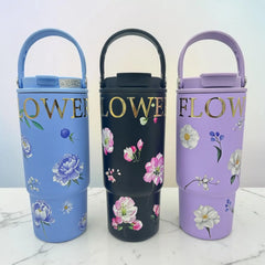 FLORAL INSULATED TUMBLER