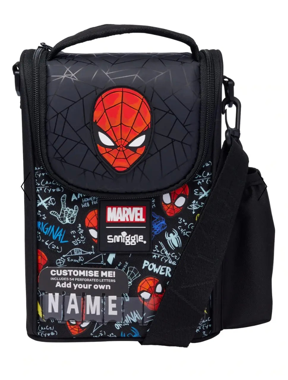 SPIDER-MAN LUNCH BAG WITH STRAP SPARKLES