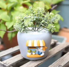 RESIN POT HOLDER SPARKLES
