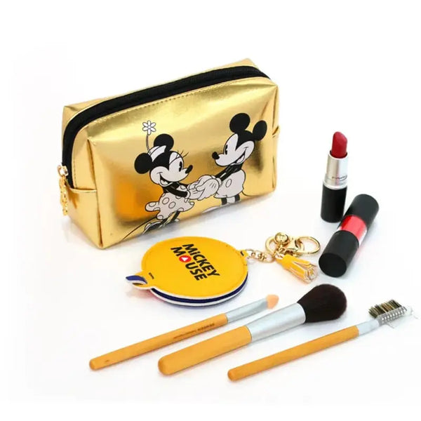 ADORABLE BOX SHAPED GOLD POUCH