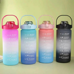 4PCS GRADIENT PORTABLE BOTTLE SET