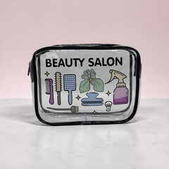 TRENDY TRANSPARENT ACCESSORIES POUCH