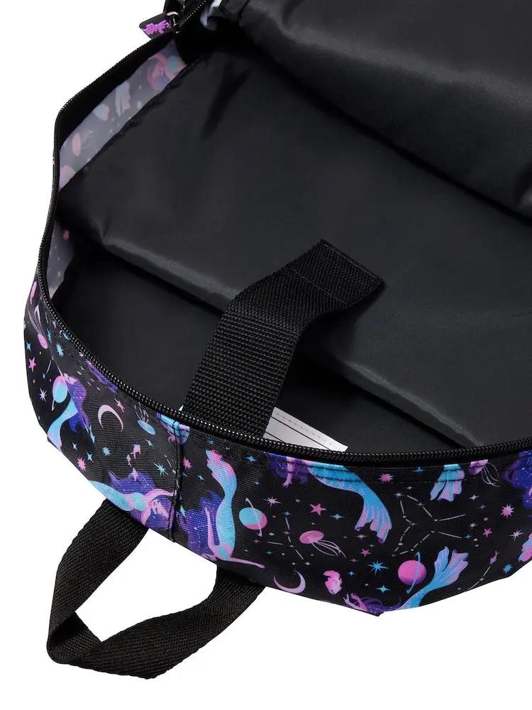 SMIGGLE BLACK LIMITLESS CLASSIC BACKPACK SPARKLES
