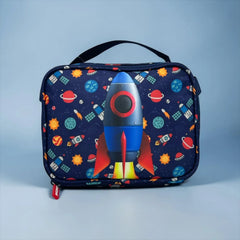 SPACE ROCKET INSULATED LUNCH BAG