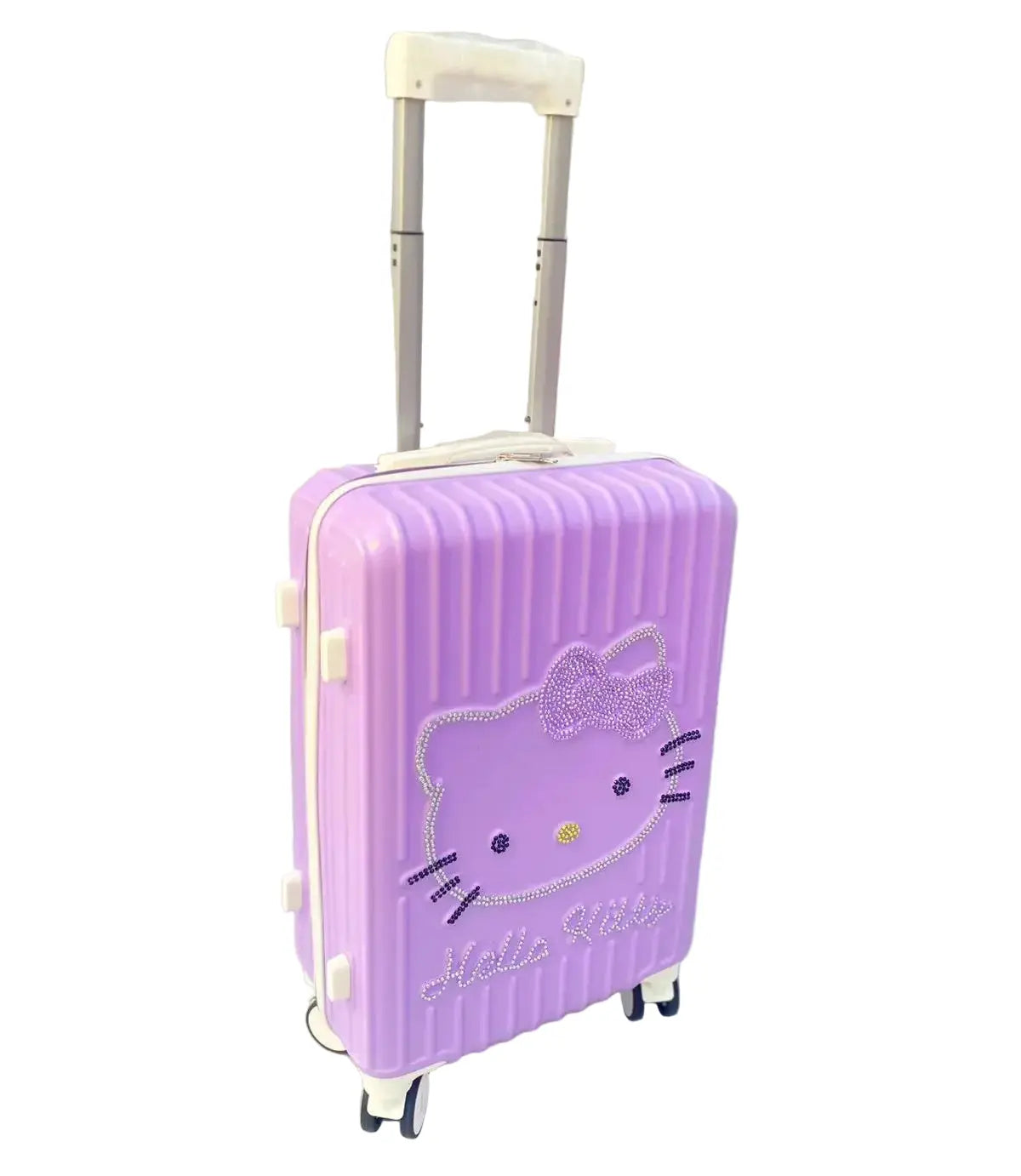 HELLO KITTY RHINESTONE TROLLEY SUITCASE - Sparkles