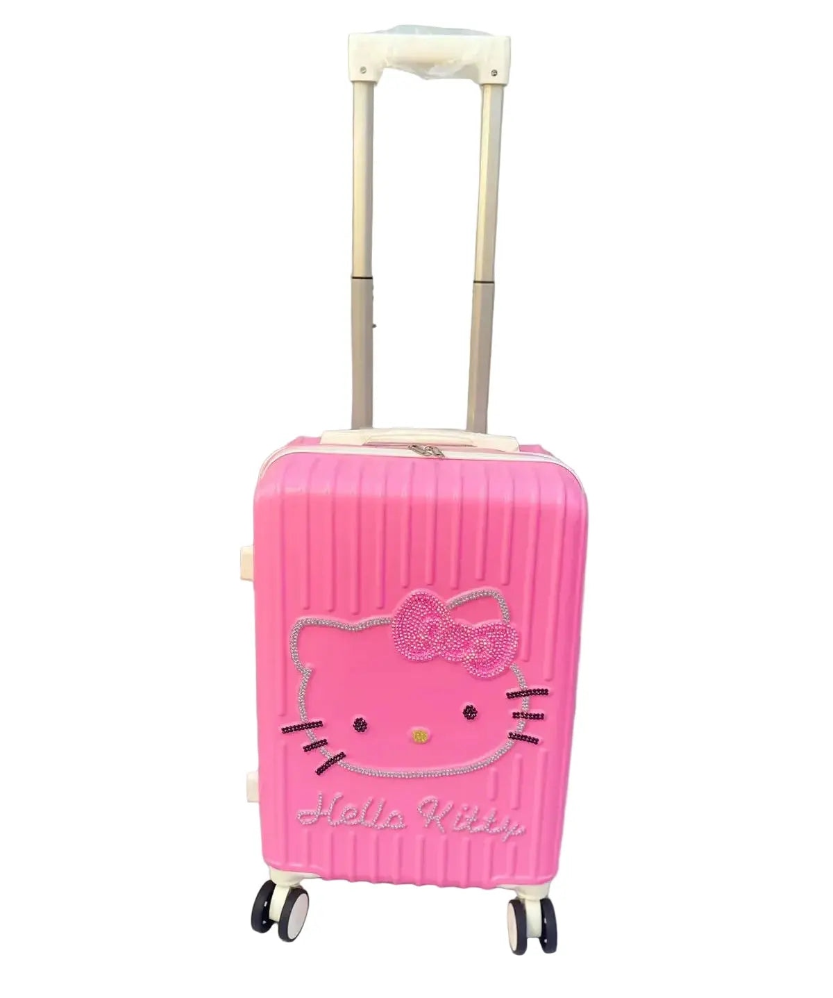 HELLO KITTY RHINESTONE TROLLEY SUITCASE - Sparkles