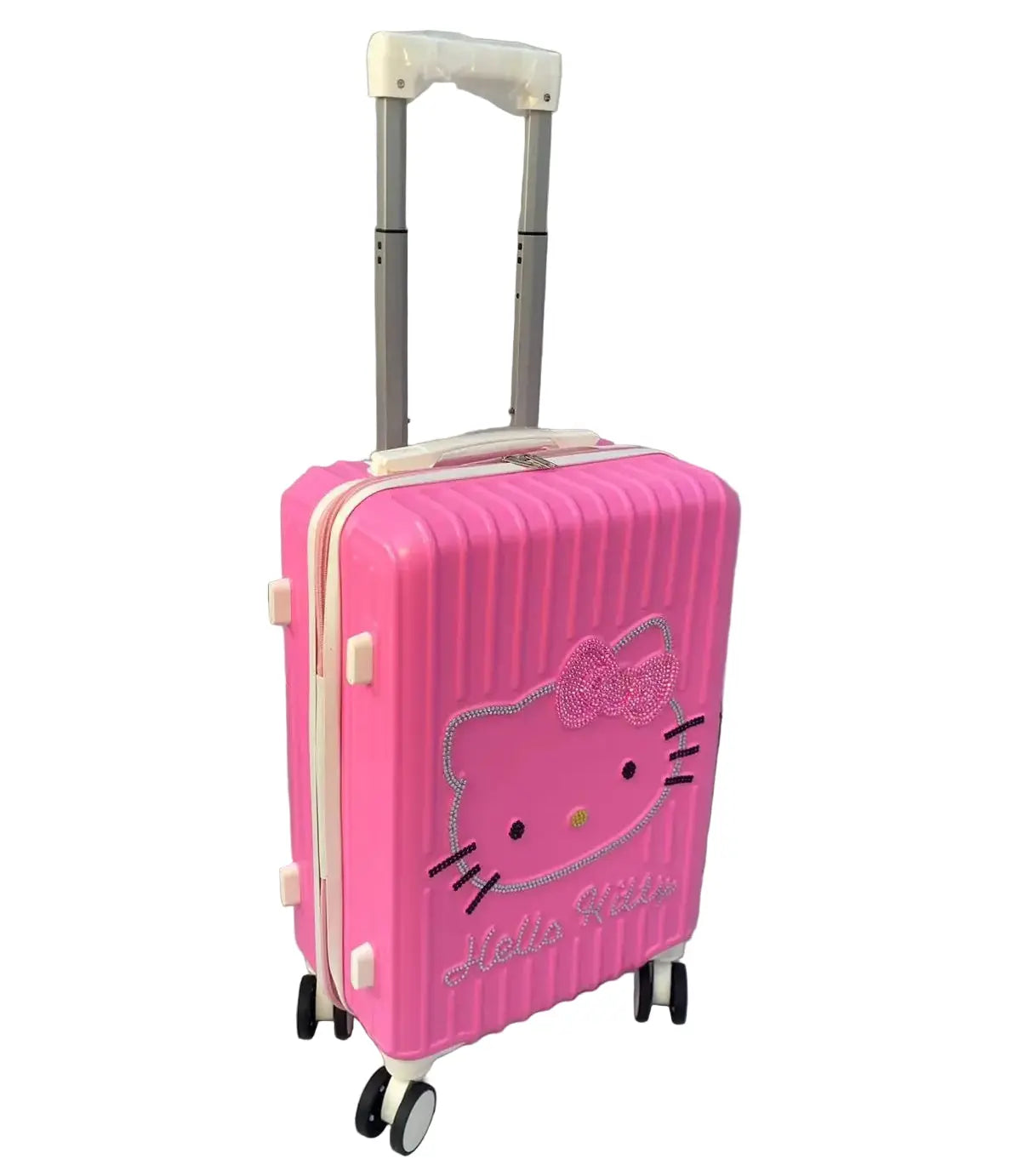 HELLO KITTY RHINESTONE TROLLEY SUITCASE - Sparkles