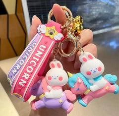 FLYING UNICORN KEYCHAIN