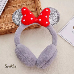 DISNEY BOW EARMUFFS FOR WINTER