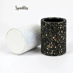 GLITTERY CYLINDER HOLDER