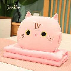 FAT CAT PLUSH BLANKET FOR WINTER