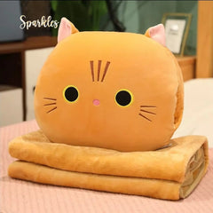 FAT CAT PLUSH BLANKET FOR WINTER