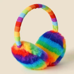 COLOR BLOCK EARMUFFS FOR WINTER