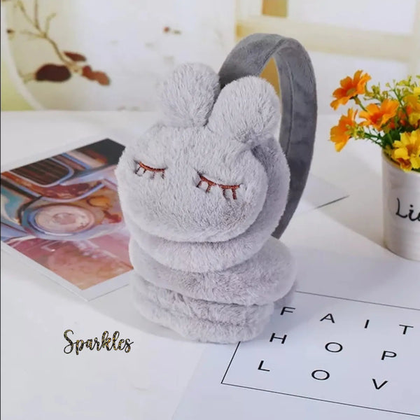 BUNNY EYES EARMUFFS FOR WINTER