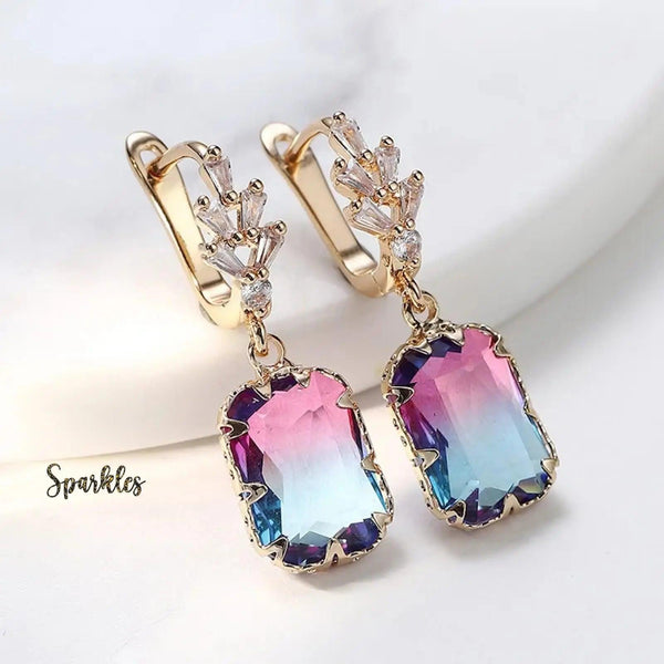 STONE DROP EARRINGS