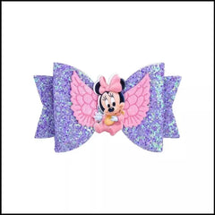 GLITTERY MINNIE BOW
