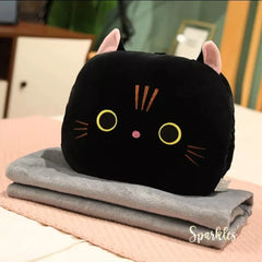 FAT CAT PLUSH BLANKET FOR WINTER